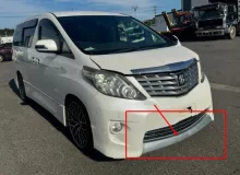 Накладка на бампер TOYOTA ALPHARD 2010 5211958220C0 GGH25/GGH20W/GGH20/ANH20W/ANH20/ANH25W/ANH25/ATH20W/ATH20 2GRFE, передняя