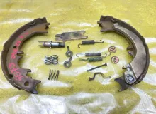 Механизм стояночного тормоза TOYOTA LAND CRUISER PRADO 2004/Цвет 1D4 VZJ121W 5VZFE, задний левый