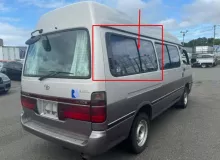 Стекло собачника TOYOTA HIACE/REGIUS ACE 2000/Цвет 2BY 6270595J07 KZH132/KZH132V/KZH126/KZH120G/KZH138/KZH138V/RZH124/RZH1122/RZH182 1KZTE, заднее правое