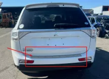 Накладка на бампер MITSUBISHI OUTLANDER/OUTLANDER PHEV 2013/Цвет W13B 6410C161WE GG2W/GG3W/GF2W/GF3W/GF4W/GF6W/GF7W/GF8W 4B11, задняя