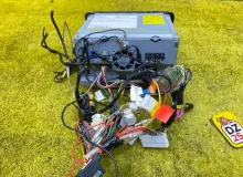 Магнитофон KENWOOD MDVD706BT 2002/KENWOOD MDVD706BT MDVD706BT UZJ100 2UZFE, передний