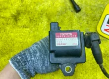 Катушка зажигания TOYOTA LAND CRUISER PRADO/HILUX SURF/4RUNNER/TACOMA/TUNDRA 2005 9091902212 VZJ120W/VZJ120/VZJ121W/VZJ121/VZJ125W/VZJ125/VZN210W/VZN210/VZN215W/VZN215 5VZFE, передняя
