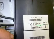 Магнитофон NISSAN SERENA 2016/PANASONIC STRADA MM516D-L CN-SN76J2CJ B82605TA20NP GFC27/GC27/C27/GFNC27/GNC27/HFC27/HC27 MR20DD, передний