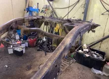 Рама NISSAN MISTRAL 1996/Цвет TJ4 501007F030 KR20 TD27T