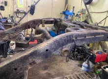 Рама NISSAN MISTRAL 1996/Цвет TJ4 501007F030 KR20 TD27T