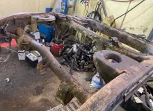 Рама NISSAN MISTRAL 1996/Цвет TJ4 501007F030 KR20 TD27T