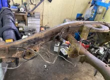 Рама NISSAN MISTRAL 1996/Цвет TJ4 501007F030 KR20 TD27T