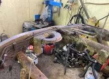 Рама NISSAN MISTRAL 1996/Цвет TJ4 501007F030 KR20 TD27T