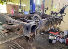 Рама NISSAN MISTRAL 1996/Цвет TJ4 501007F030 KR20 TD27T