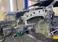 Лонжерон Mercedes-Benz A-CLASS/A180 2012/Цвет 191 A1766301140 W176/WDD176.042 M270E16/270.910/270910, передний левый