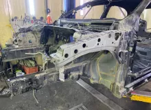 Лонжерон Mercedes-Benz A-CLASS/A180 2012/Цвет 191 A1766301140 W176/WDD176.042 M270E16/270.910/270910, передний левый