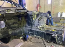 Лонжерон Mercedes-Benz A-CLASS/A180 2012/Цвет 191 A1766301140 W176/WDD176.042 M270E16/270.910/270910, передний левый