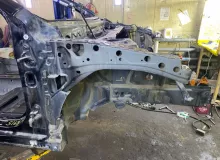 Лонжерон Mercedes-Benz A-CLASS/A180 2012/Цвет 191 A1766301240 W176/WDD176.042 M270E16/270.910/270910, передний правый