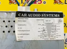 Магнитофон TOYOTA CRESTA 1994 CARAUDIOSYSTEM LX90 2LTE, передний