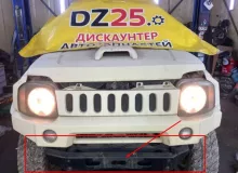 Бампер SUZUKI JIMNY WIDE 1997/Цвет Z2A JB33W G13B, передний