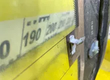 Стекло двери багажника NISSAN MARCH 903001HH0A K13, заднее