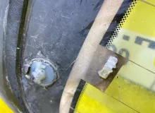 Стекло двери багажника NISSAN MARCH 903001HH0A K13, заднее