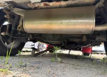 Глушитель MITSUBISHI PAJERO IO 2003/A19C MR529727 H76W 4G93T, задний