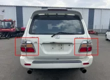 Накладка на стоп TOYOTA LAND CRUISER 2002/Цвет 057 UZJ100W 2UZFE, задняя