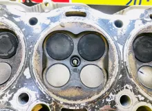Головка блока цилиндров TOYOTA LAND CRUISER PRADO 2003/Цвет 587 1110169136 VZJ120W 5VZFE, передняя правая