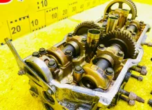 Головка блока цилиндров TOYOTA LAND CRUISER PRADO 2003/Цвет 587 1110169136 VZJ120W 5VZFE, передняя правая