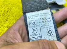 Ремень безопасности ПАРА ПЕРЕД LEXUS CT200H ЛЕВЫЙ|ПРАВЫЙ|2012 7321076050B0 ZWA10 2ZRFXE, передний