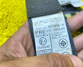 Ремень безопасности ПАРА ПЕРЕД TOYOTA