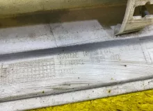 Накладка на порог HONDA FIT 2013/Цвет NH624P 71800T5B00 GP5 LEB, передняя правая