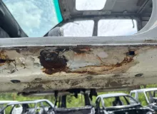 Порог кузова TOYOTA LAND CRUISER 2000/Цвет 057 6131260170 HDJ101K 1HDFTE, левый
