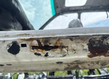 Порог кузова TOYOTA LAND CRUISER 2000/Цвет 057 6131260170 HDJ101K 1HDFTE, левый