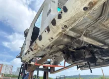 Порог кузова TOYOTA LAND CRUISER 2000/Цвет 057 6131260170 HDJ101K 1HDFTE, левый
