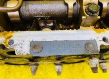 Головка блока цилиндров TOYOTA LAND CRUISER 1999 1110159165 UZJ100/UZJ100L/UZJ100 2UZFE, передняя правая