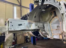 Лонжерон Mercedes-Benz GLA-CLASS 2016/Цвет 650U A2466200761 WDC156/X156/156.942 M270E16/270.910/270910, передний левый
