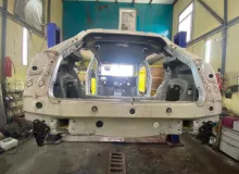Тазик железный Mercedes-Benz GLA-CLASS 2016/Цвет 650U A1566900042 WDC156/X156/156.942 M270E16/270.910/270910, задний