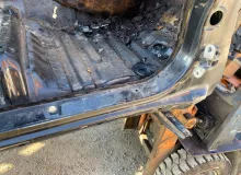 Порог кузова TOYOTA LAND CRUISER 2005/Цвет 202 6131160120 UZJ100W 2UZFE, передний правый