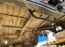 Тазик железный TOYOTA LAND CRUISER 2005/Цвет 202 5830260451 UZJ100W 2UZFE, задний