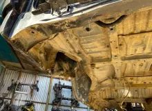 Тазик железный TOYOTA LAND CRUISER 2005/Цвет 202 5830260451 UZJ100W 2UZFE, задний