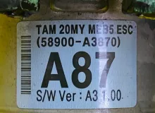Блок abs KIA RAY 2022/Цвет UD 58900A3870 TAM G3LA, передний