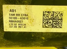 Задняя балка KIA RAY 2022/Цвет UD 55100A3010 TAM G3LA, задняя