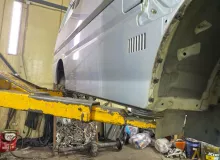 Порог кузова MAZDA BONGO 2011/Цвет 22V 96110HA00A SKP2M L8, задний правый