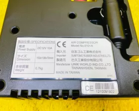 Компрессор подкачки колес TOYOTA