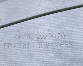 Накладка на телевизор Mercedes-Benz