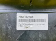 Жабо Mercedes-Benz GLK-CLASS 2009/Цвет 197 A2048300313 X204 M272E30/272.948/272948, переднее