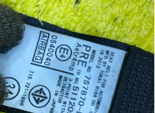 Ремень безопасности ПАРА ПЕРЕД LEXUS CT200H ЛЕВЫЙ|ПРАВЫЙ|2013 7321076050B0 ZWA10 2ZRFXE, передний