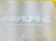 Сабвуфер TOYOTA LAND CRUISER ALPINE SWE-2200|2000 ALPINESWE2200 UZJ100W 2UZFE, задний