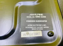 Сабвуфер TOYOTA LAND CRUISER ALPINE SWE-2200|2000 ALPINESWE2200 UZJ100W 2UZFE, задний