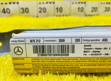 Подушка безопасности боковая, потолочная Mercedes-Benz E-CLASS С ЗАРЯДОМ|2009 A2128600502 WDD212 M271DE18EVO, задняя левая