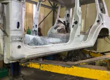 Порог кузова MITSUBISHI PAJERO IO 2000/Цвет W75C MR465273 H76W 4G93T, левый