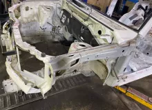Лонжерон MITSUBISHI PAJERO IO 2000/Цвет W75C MR555881 H76W 4G93T, передний левый