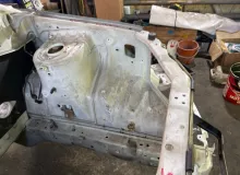 Лонжерон MITSUBISHI PAJERO IO 2000/Цвет W75C MR555881 H76W 4G93T, передний левый